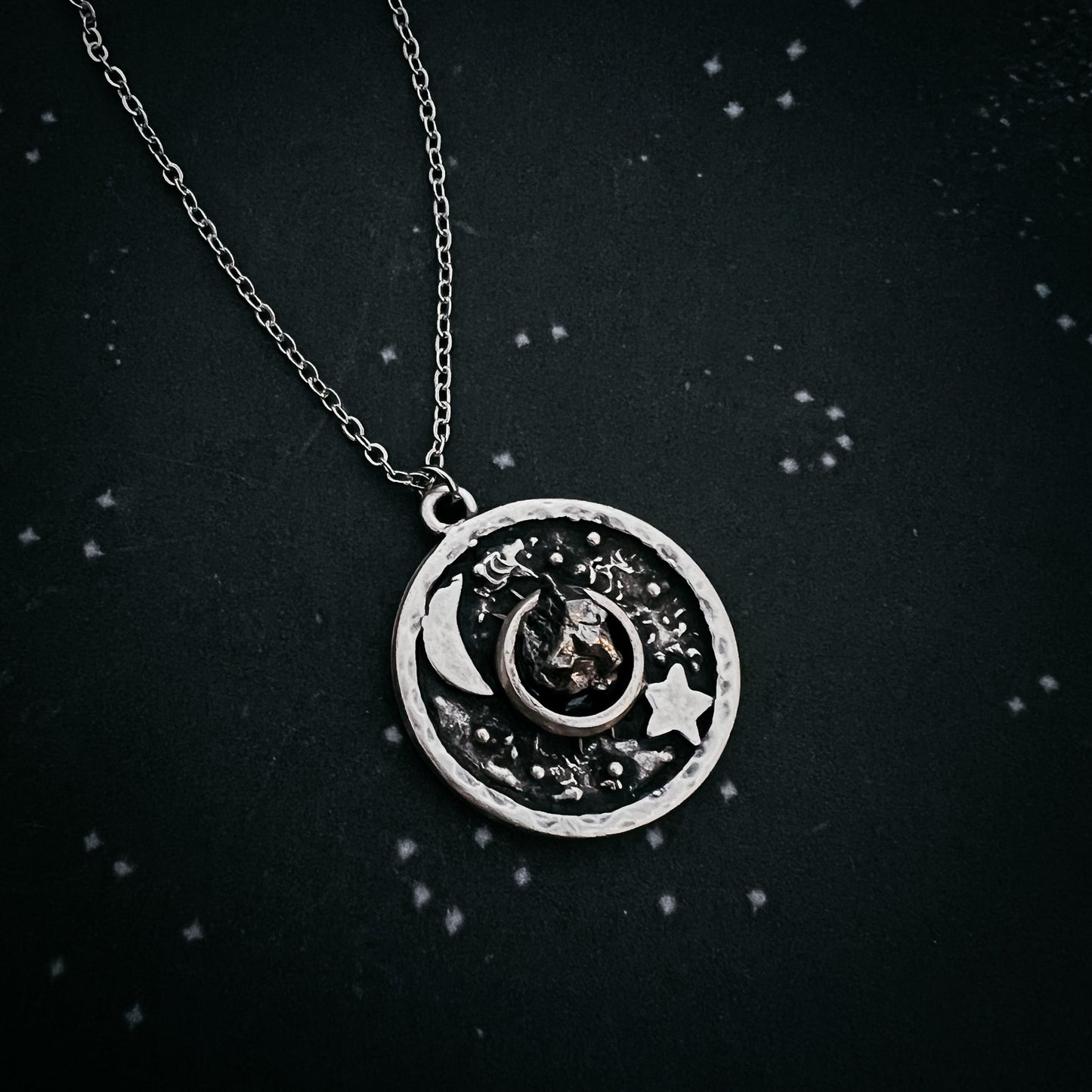 Meteorite Night Sky Pendant
