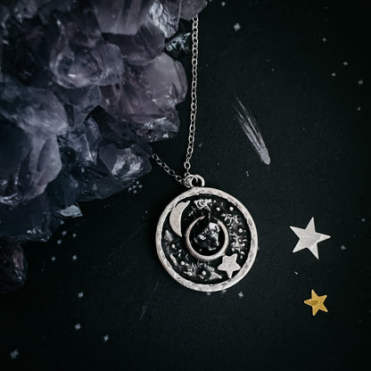 Meteorite Night Sky Pendant