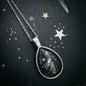 Cosmic Ocean Teardrop Necklace