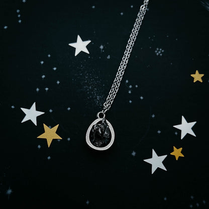 Meteorite Teardrop Pendant